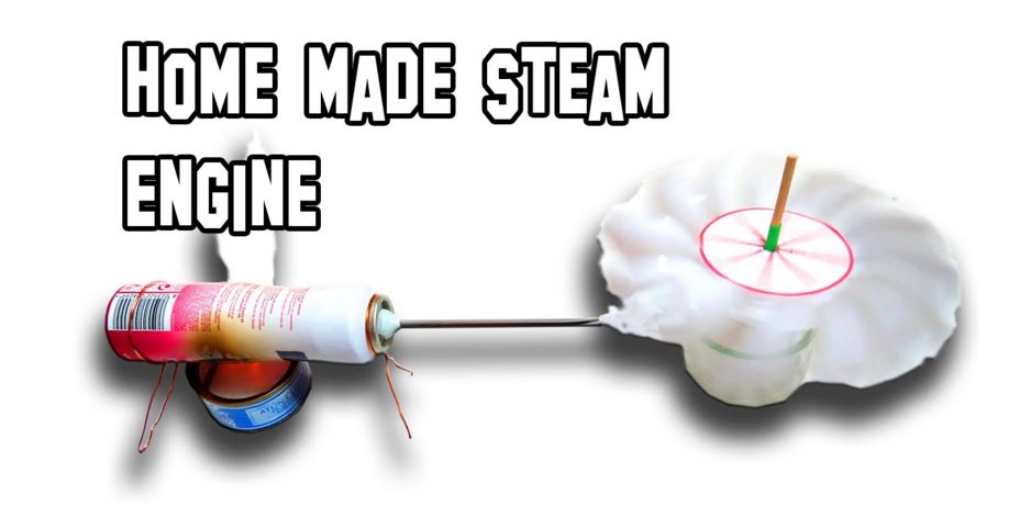 ساخت موتور بخار ساده