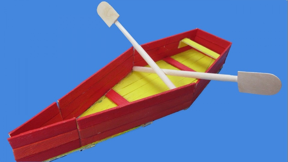 آموزش ساخت قایق با چوب بستنی